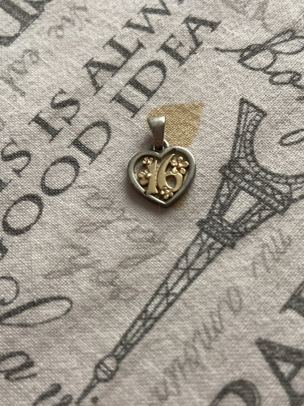 Retired 16 heart charm James Avery